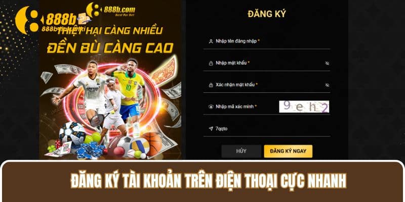 Đăng ký tài khoản trên điện thoại cực nhanh chóng, gamer đã biết chưa?