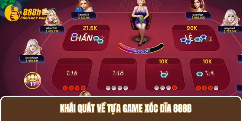 Khái quát về tựa game xóc đĩa 888B