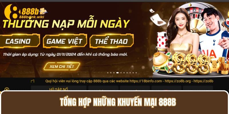 Tổng Hợp Những Khuyến Mại 888B